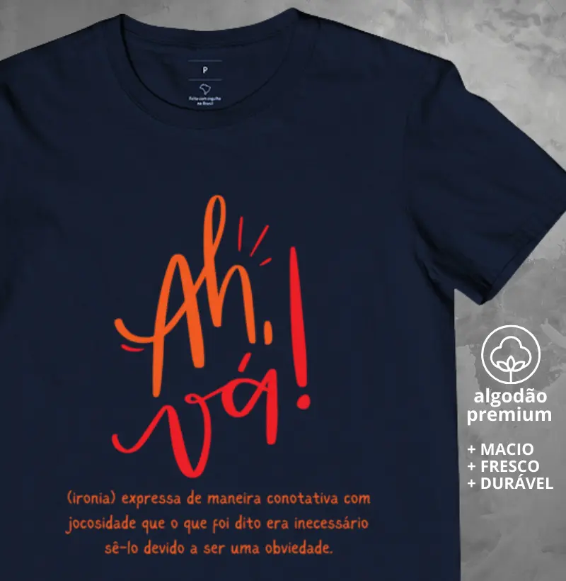 Camiseta Verbete Ah Vá