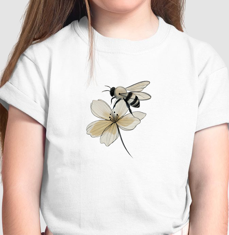 Camiseta Infantil Abelha