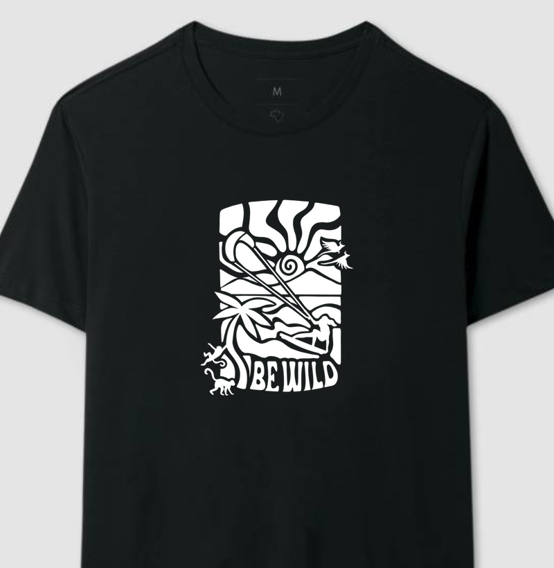 Be Wild Kite - Algodão 30.1