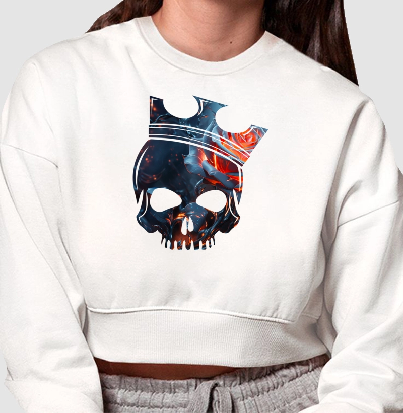 Dark Roses Collection #1 - Moletom Cropped
