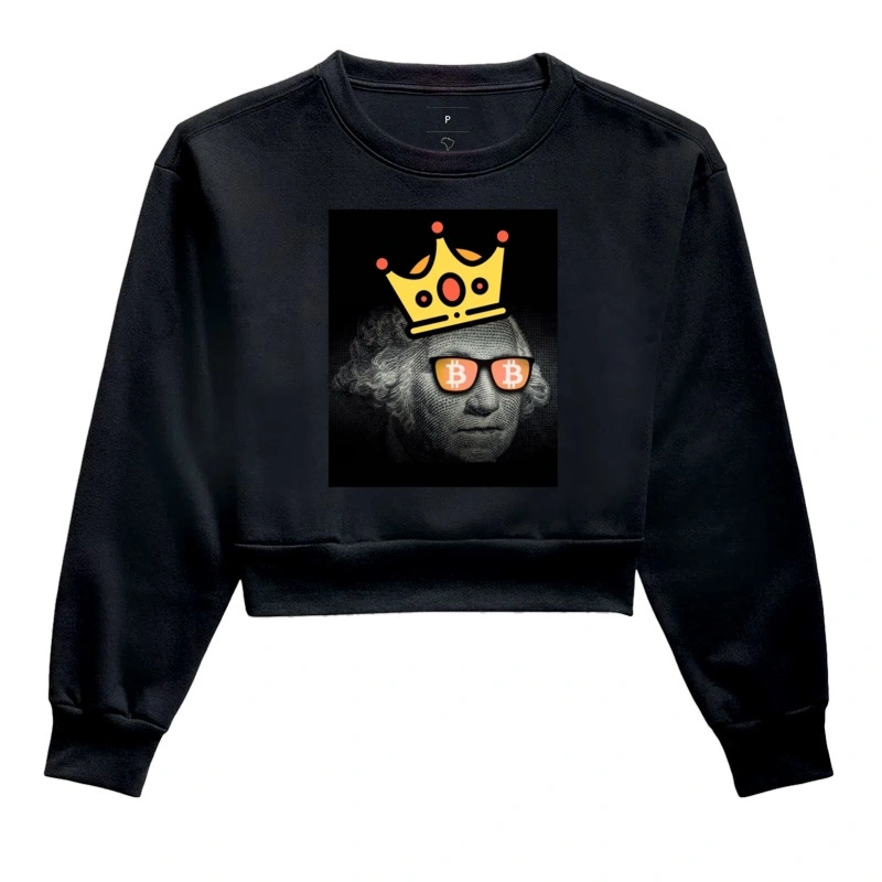Cropped Moletom Bitcoin King