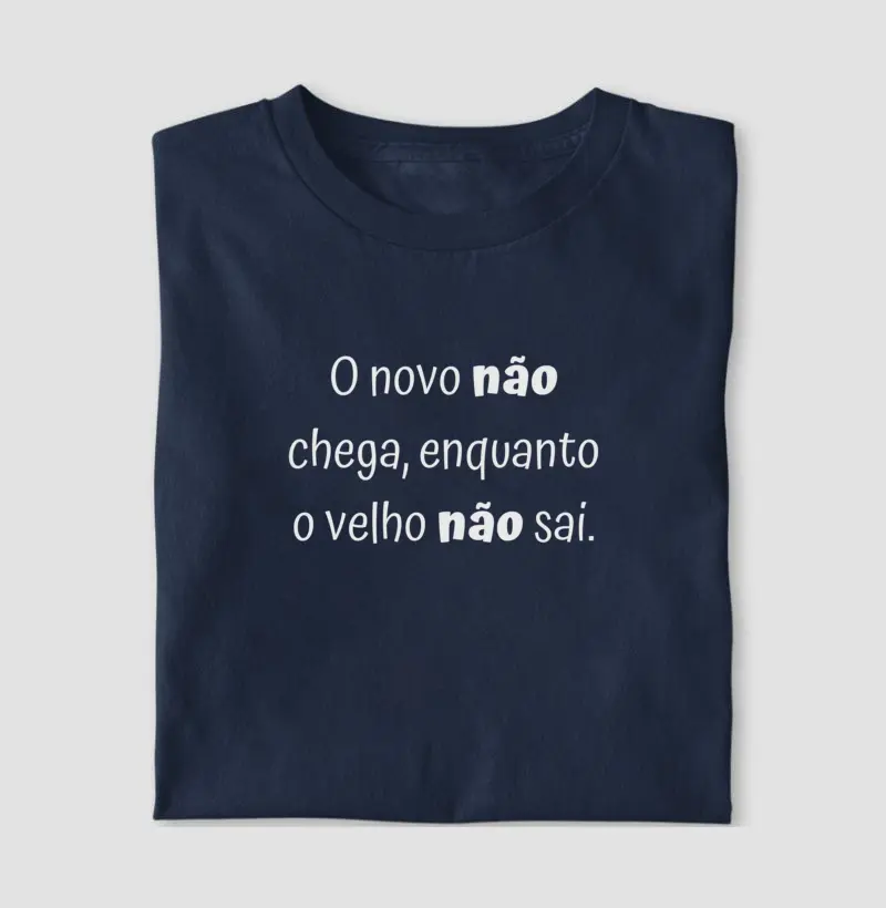O novo não chega enquanto o velho não sai