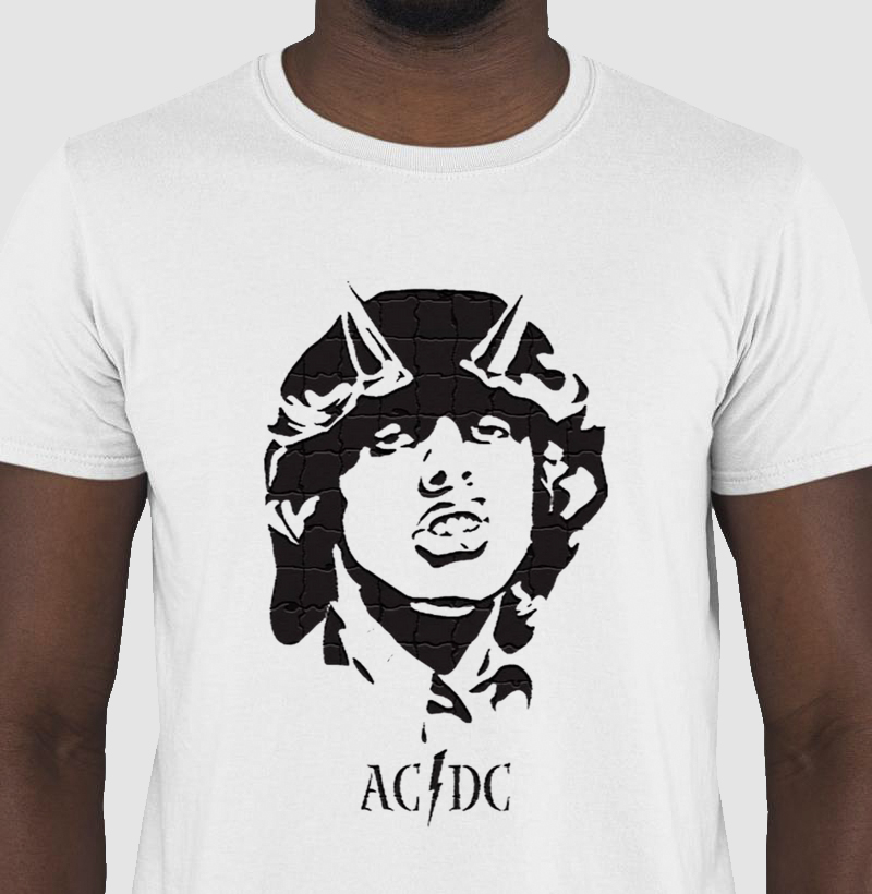 AC/DC - Angus Young (Black&White)