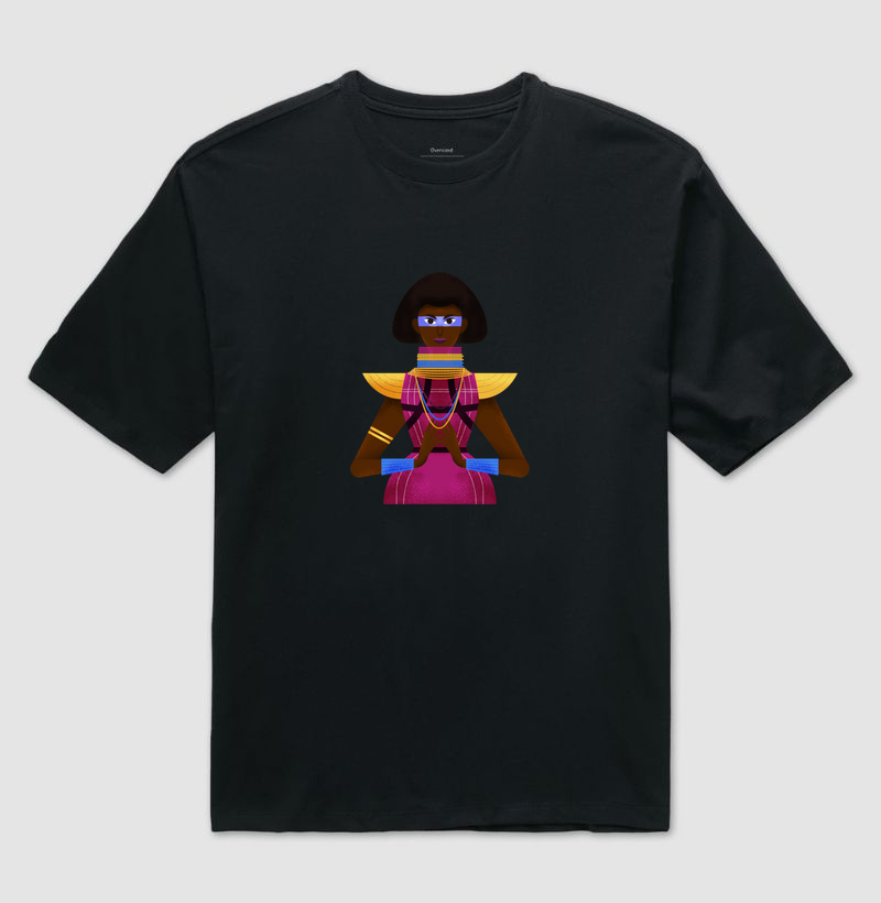 Camiseta Original Afrofuturismo Colar