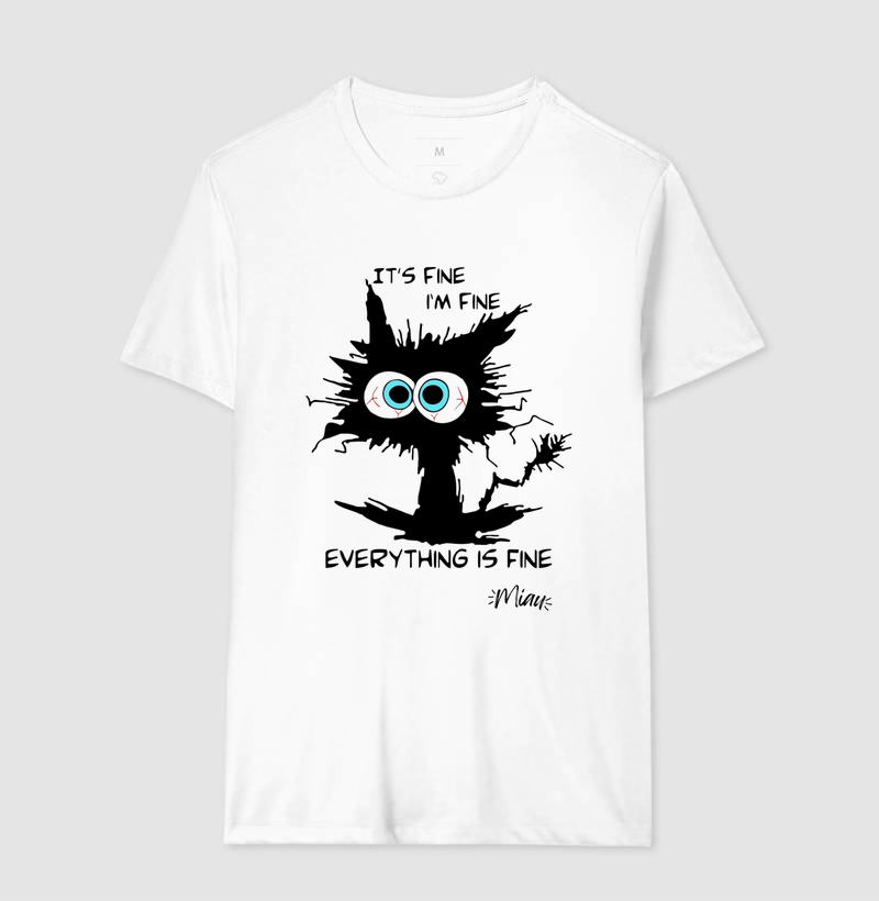 Camiseta Miau It´s Fine