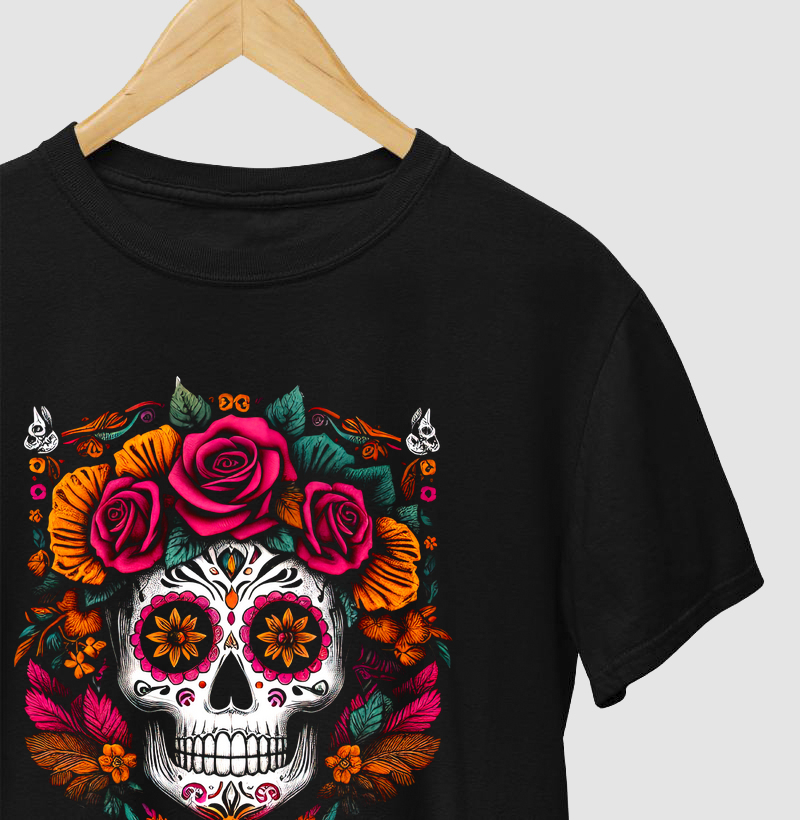 Dia de los Muertos – La Calavera Frida (estampa cor central)