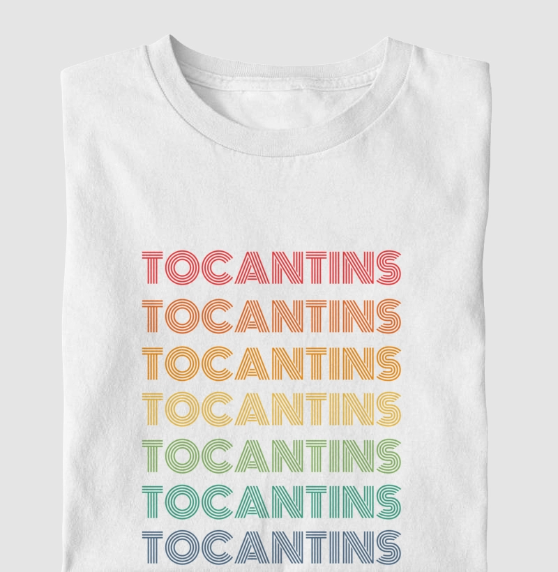 Tocantins Letreiro Retrô