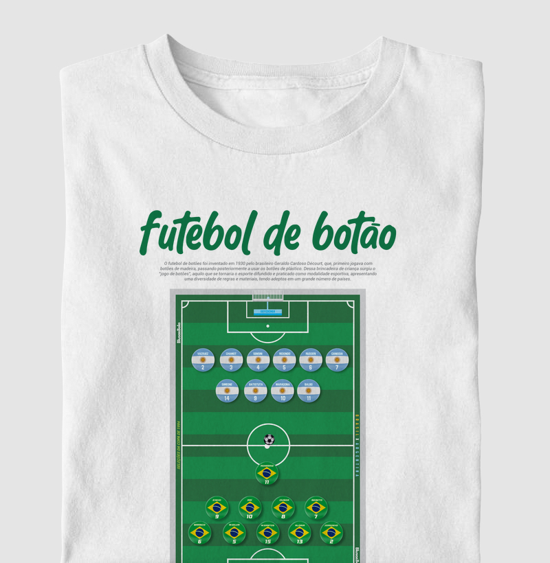 Camiseta Futebol de Botão