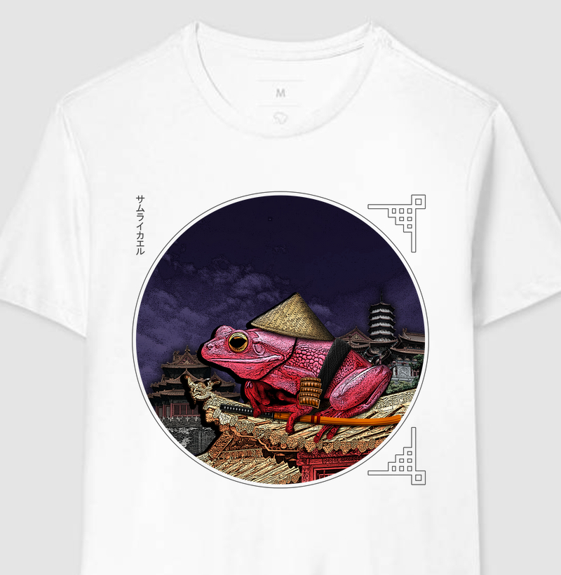 Camiseta Coruja ⛩️"Sapo Samurai"