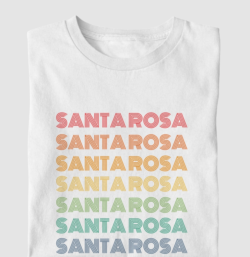Santa Rosa Letreiro Retrô