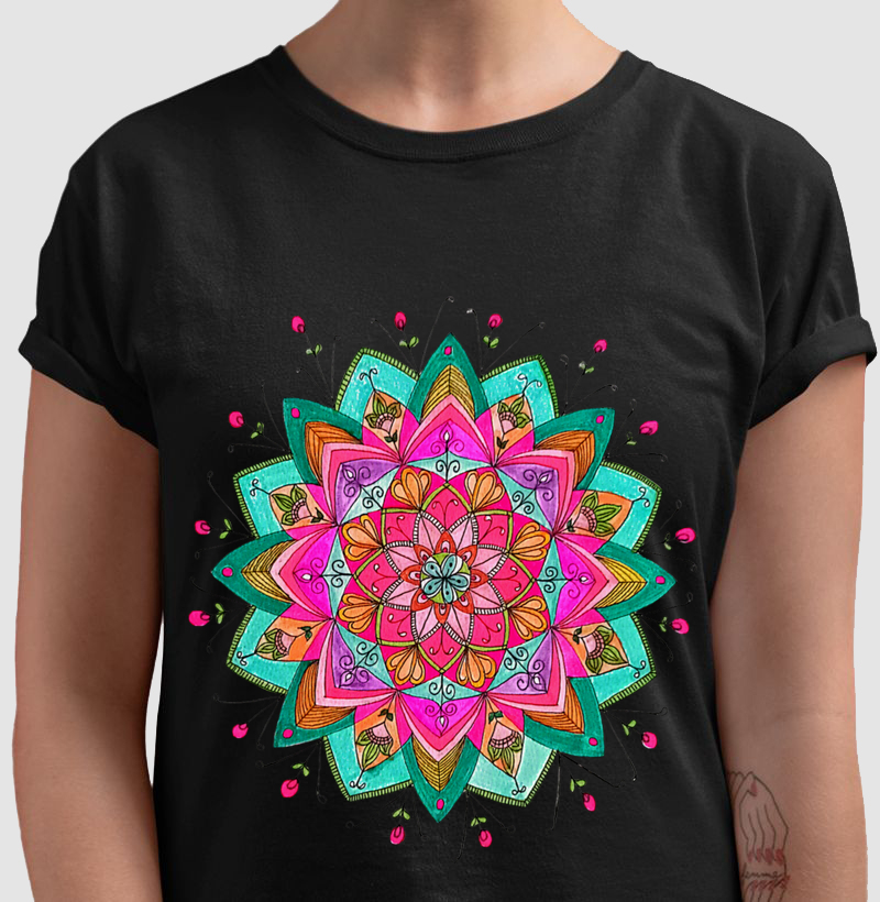 Mandala floresça 
