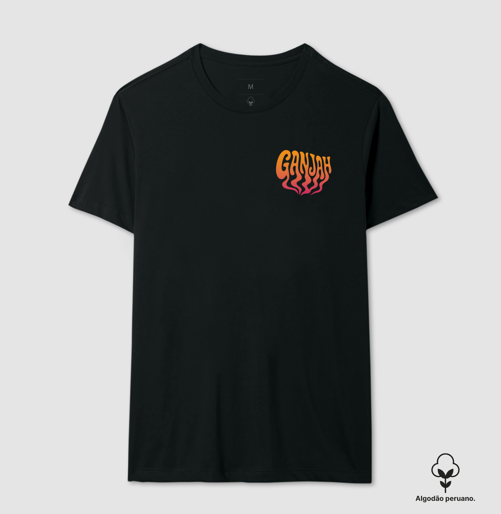 Camiseta algodão peruano - Ganjah Melting