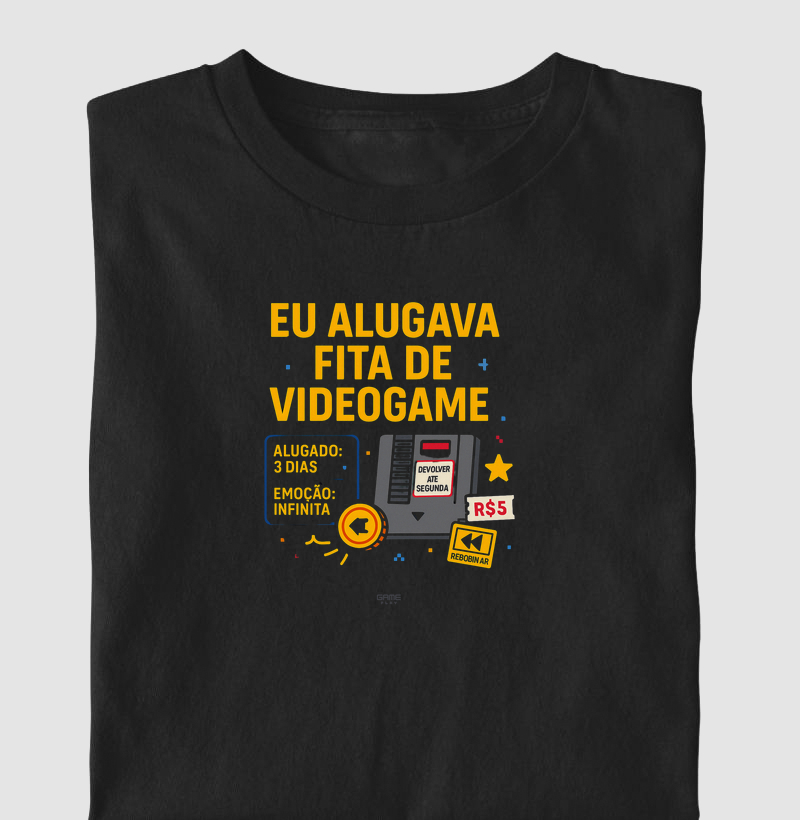 RetroPhrase Eu Alugava Fita de Videogame