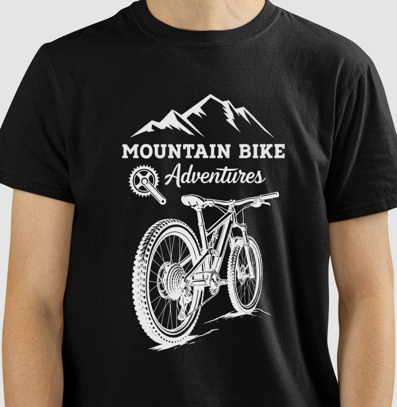 Camiseta BikeAdventures 100% Algodão