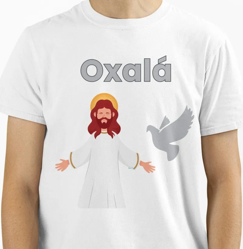 Camiseta Oxalá Masculina ou Feminina Escolha a Cor
