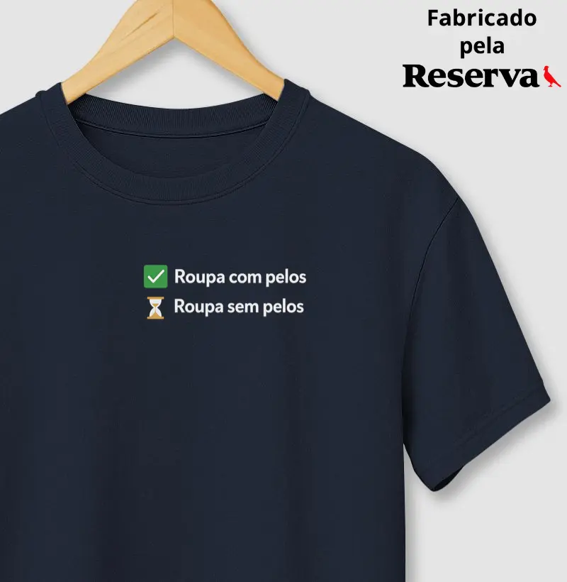 Roupa com pelos, roupa sem pelos