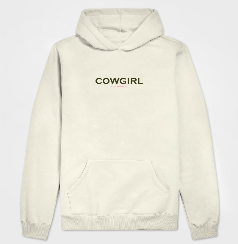 Moletom Cowgirl Off White