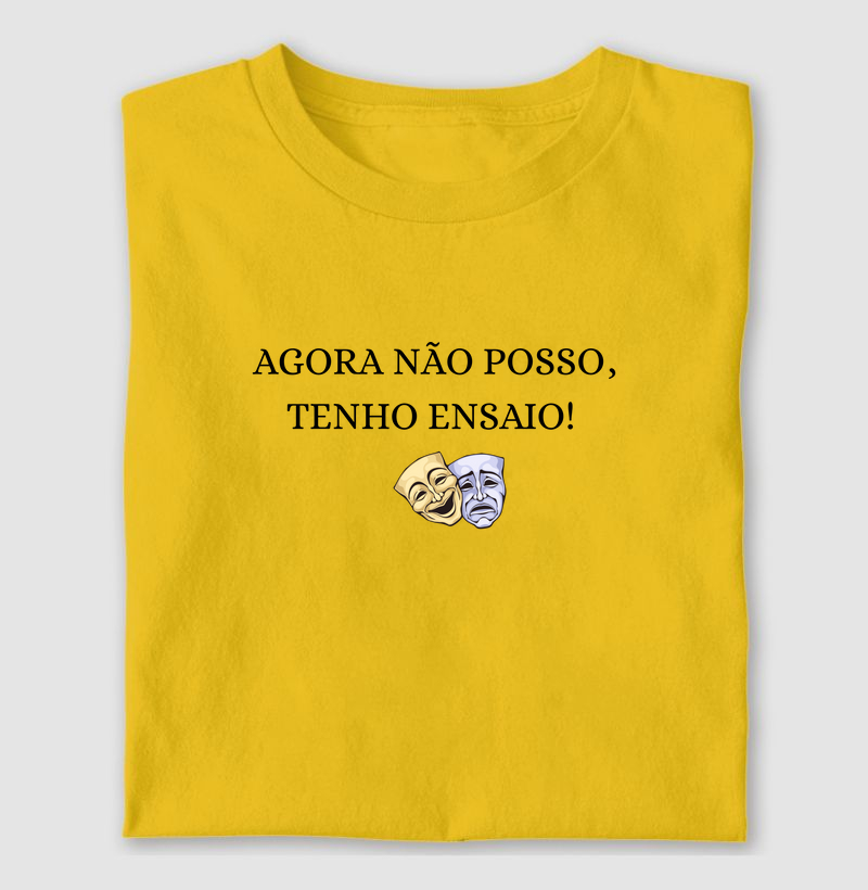 AGORA NÃO POSSO, TENHO ENSAIO !