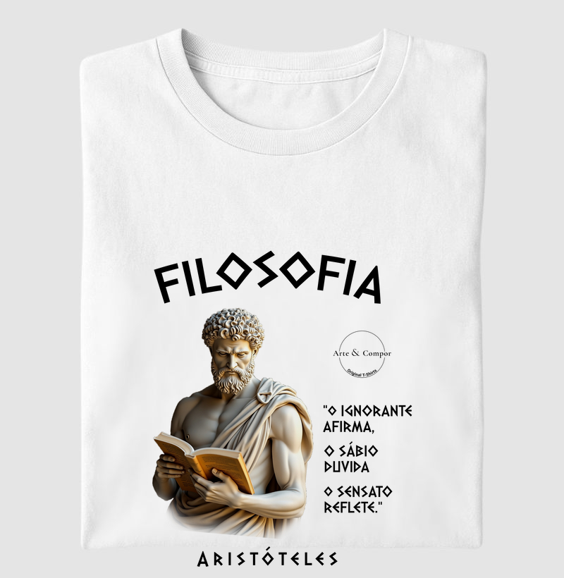 Camiseta Filosofia - Aristóteles
