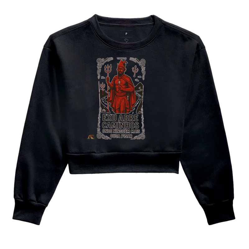 Camiseta Aruanda ê Exu Abre Caminhos exclusiva 100% Algodão