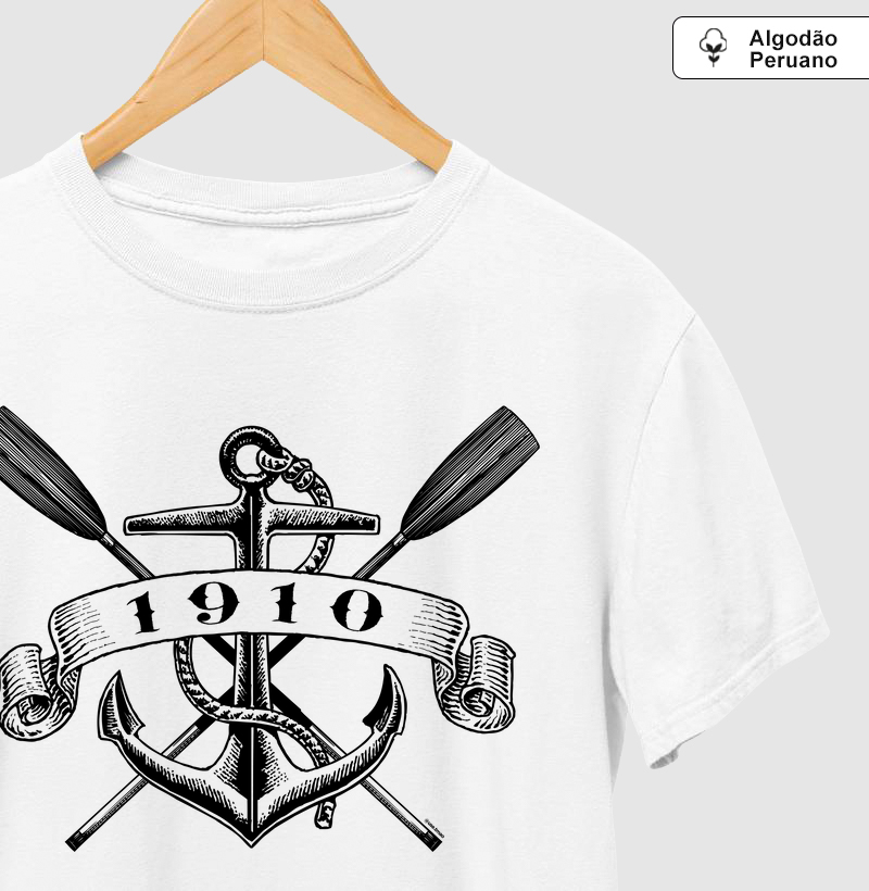  Camiseta Algodão Peruano - Âncora & Remo 1910