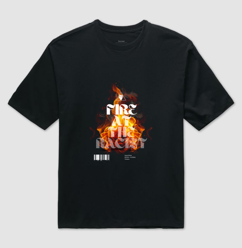 Camiseta Oversized Blackss - Pensadores Djonga