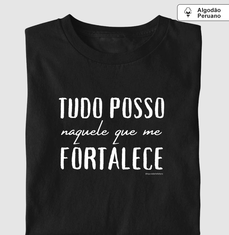 Camiseta Algodão Peruano Filipenses 4:13