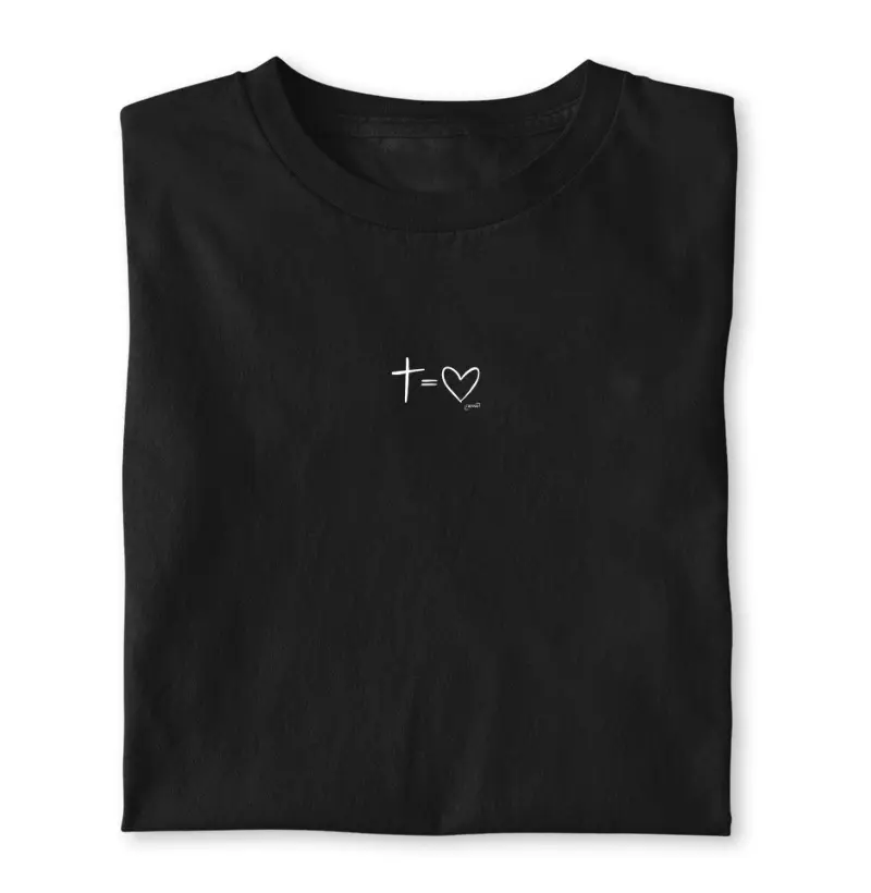 Camiseta "Fé e Amor"