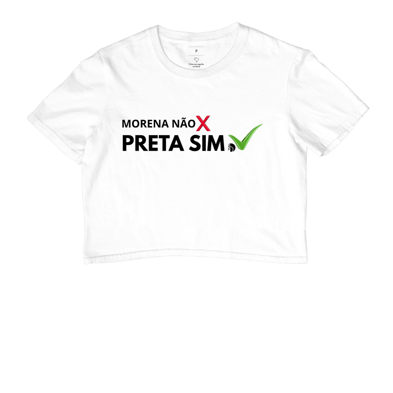 Morena não, preta sim!