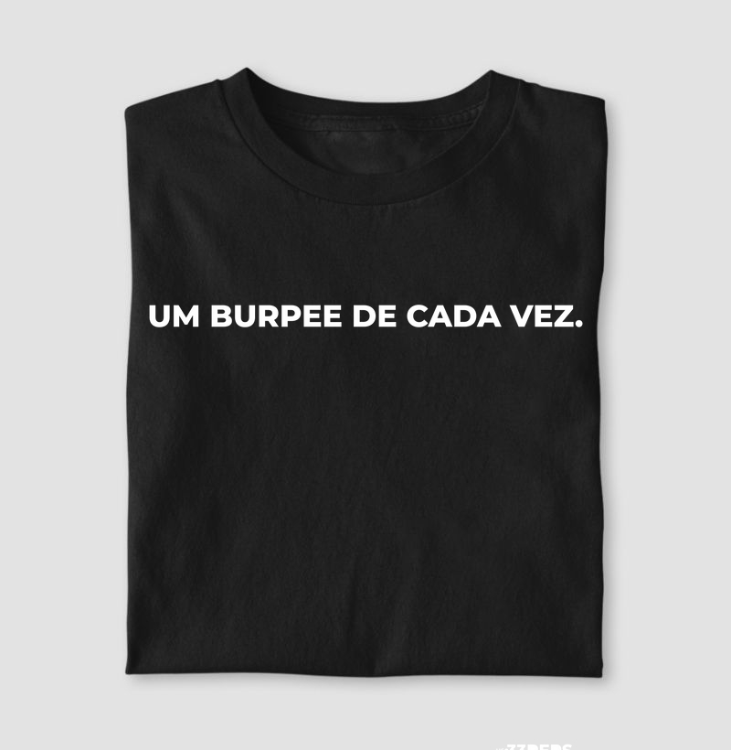 um burpee de cada vez