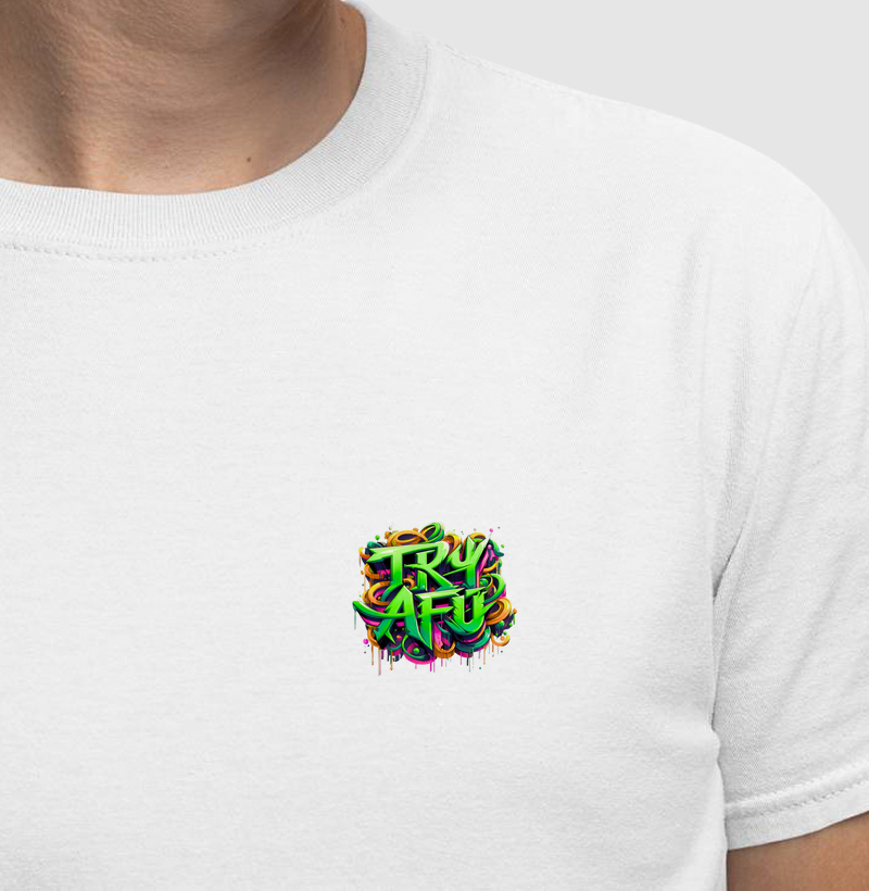 🔥 Camiseta EstampaTry Afú No Peito – Apenas Quem Sabe o Que É "Try Afú" Reconhece a Qualidade e o Estilo Desta Pano! 🔥