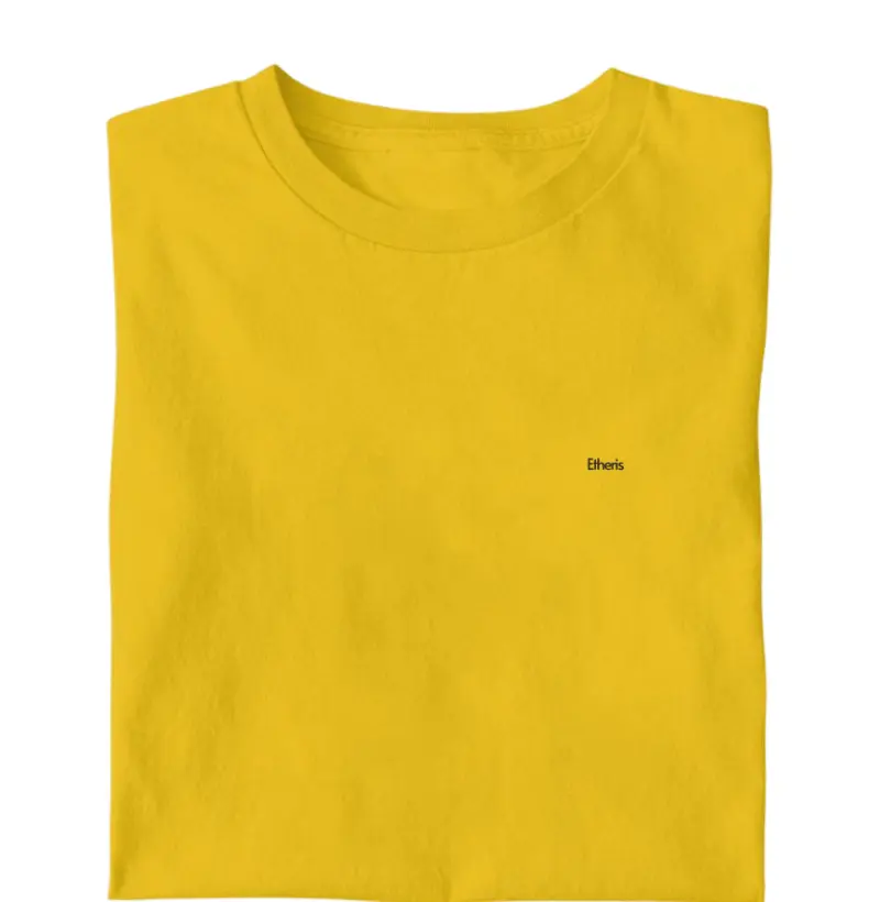 Camiseta Masculina Essentia Colorum Etheris - Amarelo