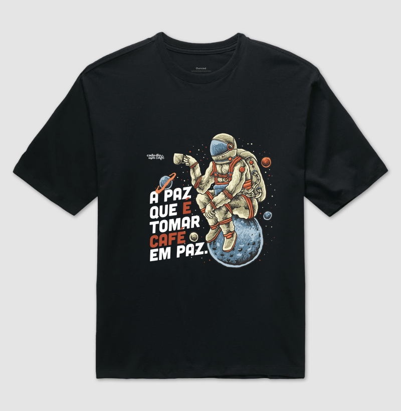 A Paz em tomar café em paz.