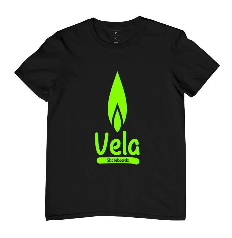 Camiseta Vela skate : Logo Vela