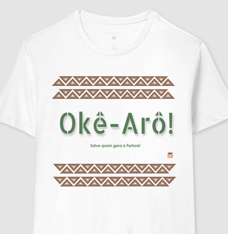 Camiseta Okê-Arô! Branca
