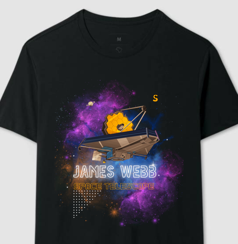 James Webb. Camiseta Supernova Estampada 