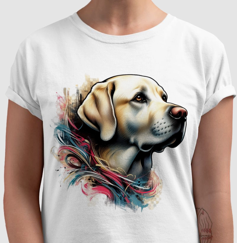 Camiseta Labrador Retriever Graffiti e arte de rua!