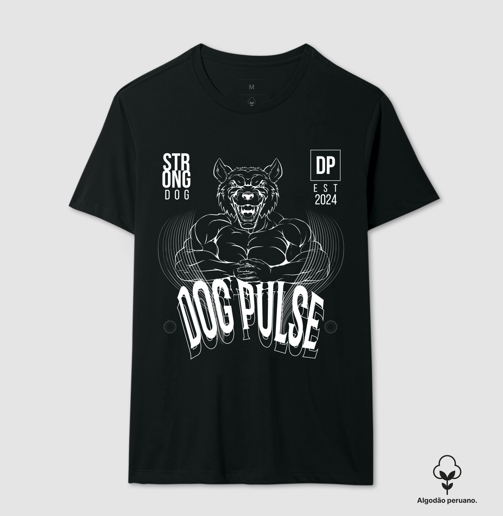 Camiseta Dog Pulse Strong Dog