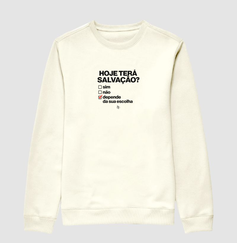 Hoje tera salvação? Sim, não, depende da sua escolha