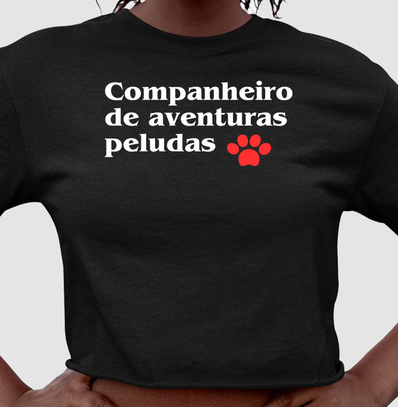 Cropped companheiro aventuras