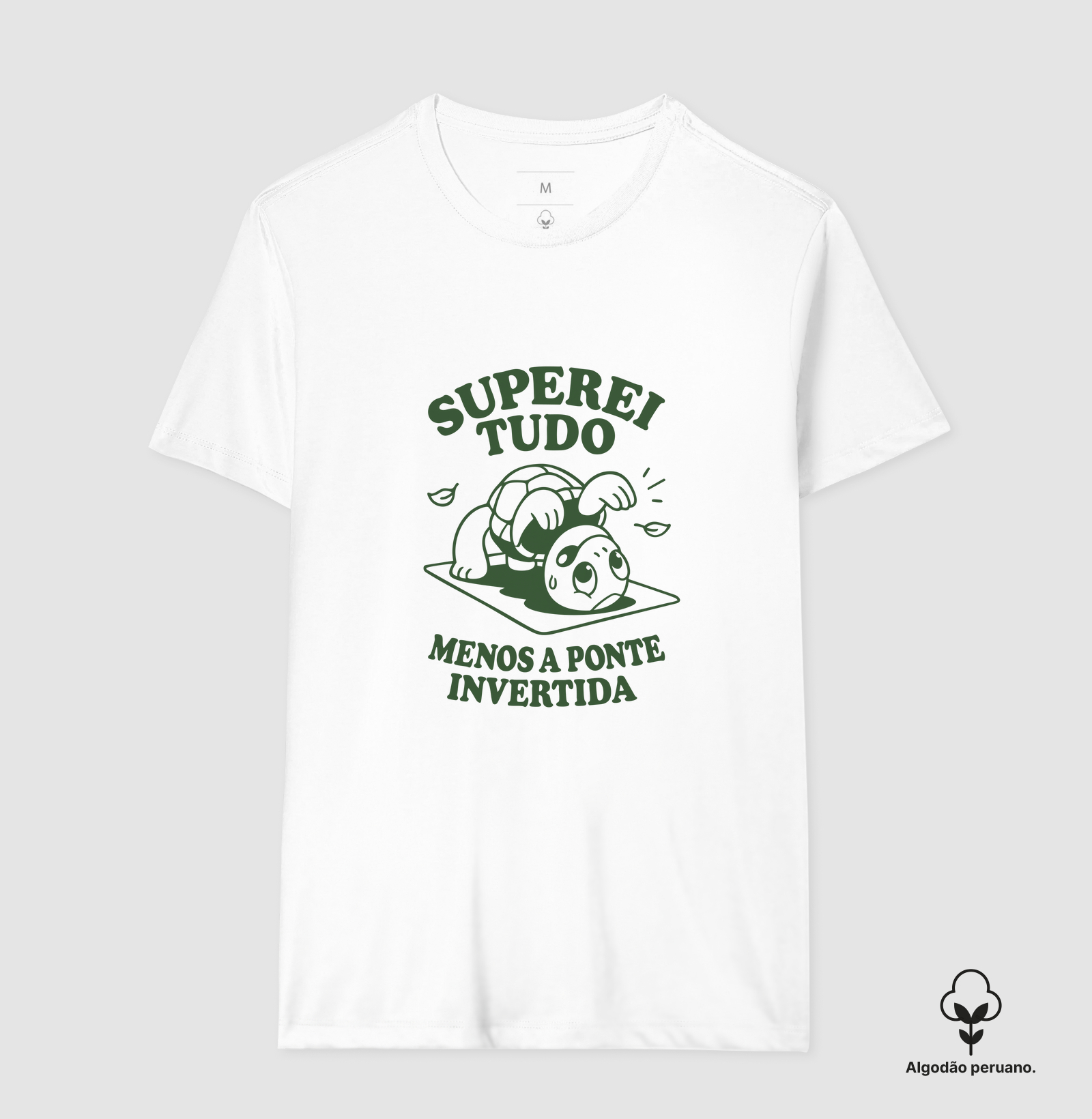Superei tudo. Menos a ponte invertida.