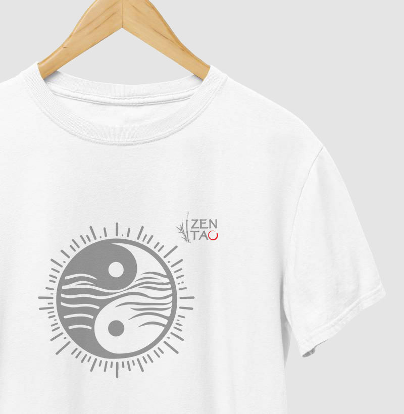 Yin-Yang: The Flow logo – cor cinza 