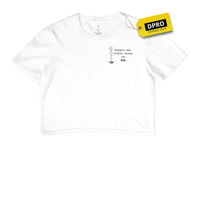 Sempre uma crítica, nunca um PIX.