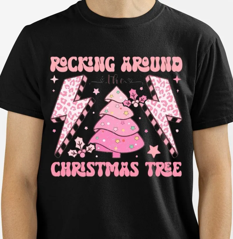 Blusa natal rosa.