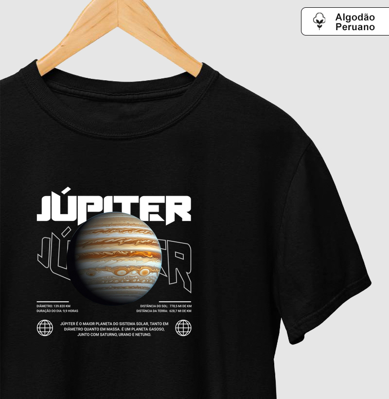 Júpiter - Camiseta Algodão Peruano
