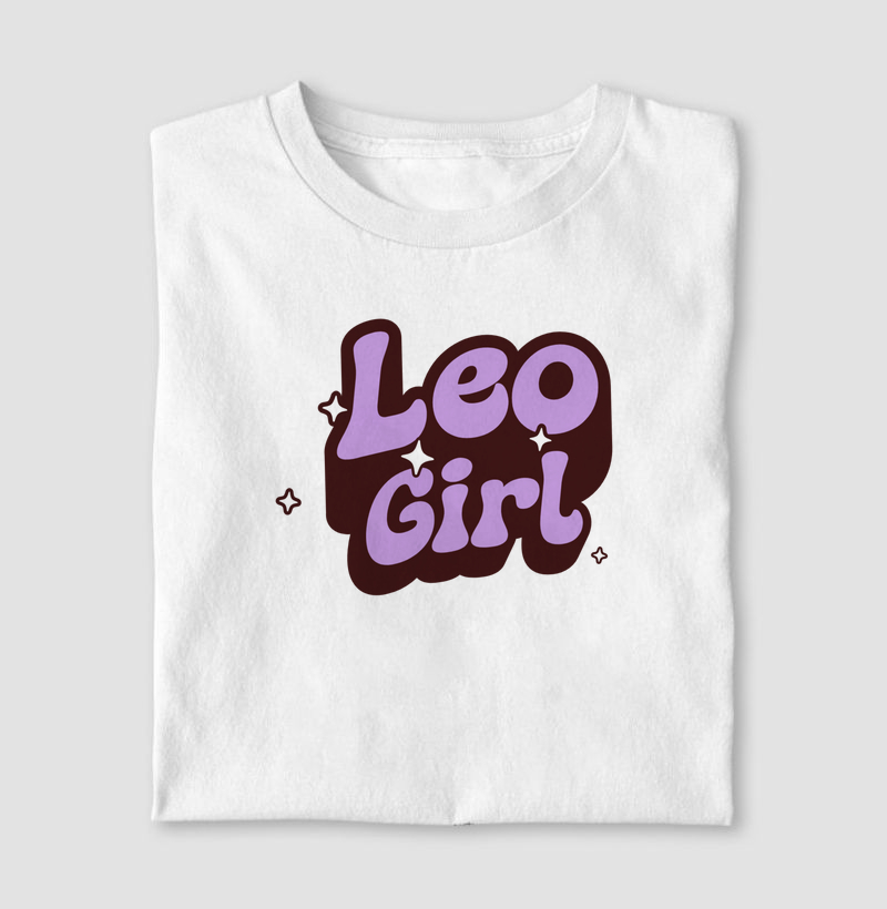 Camiseta Signos LEÃO GIRL
