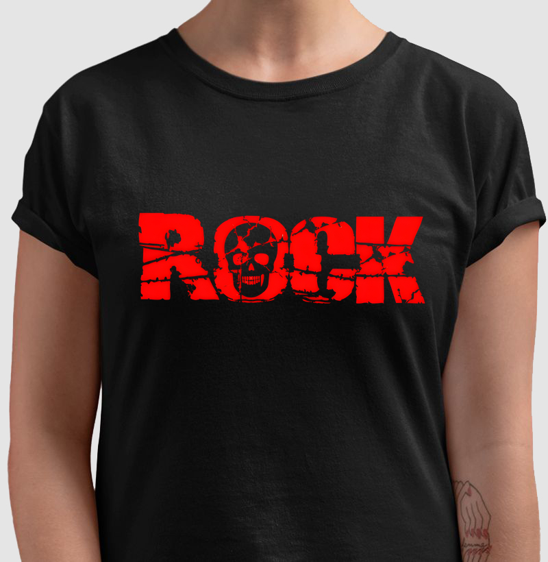 Camiseta Love Skull Rock