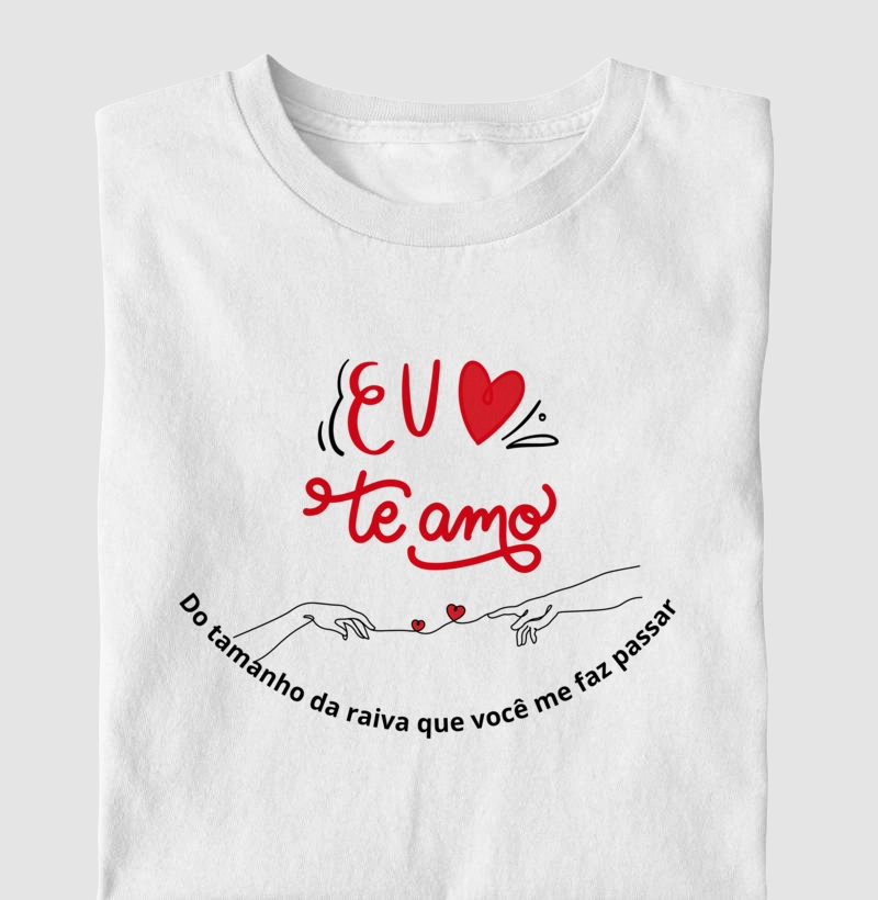 Camiseta eu te amo