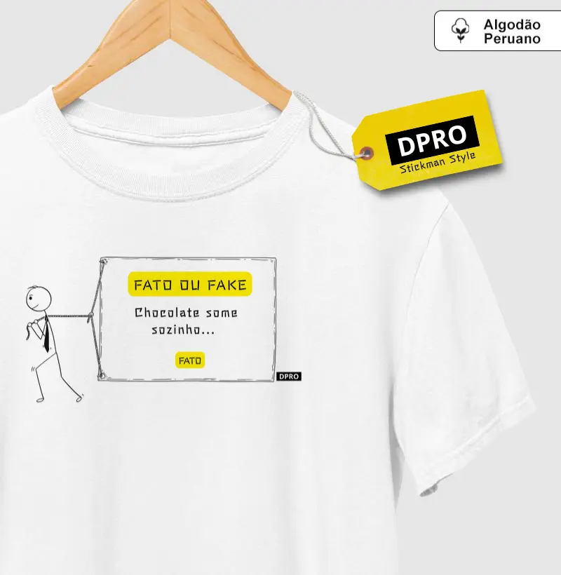 Chocolate some sozinho