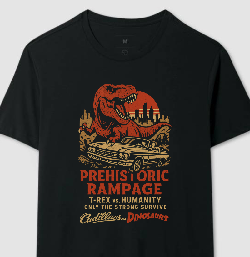 Prehistoric Rampage Cadillacs and Dinosaurs Retro Series